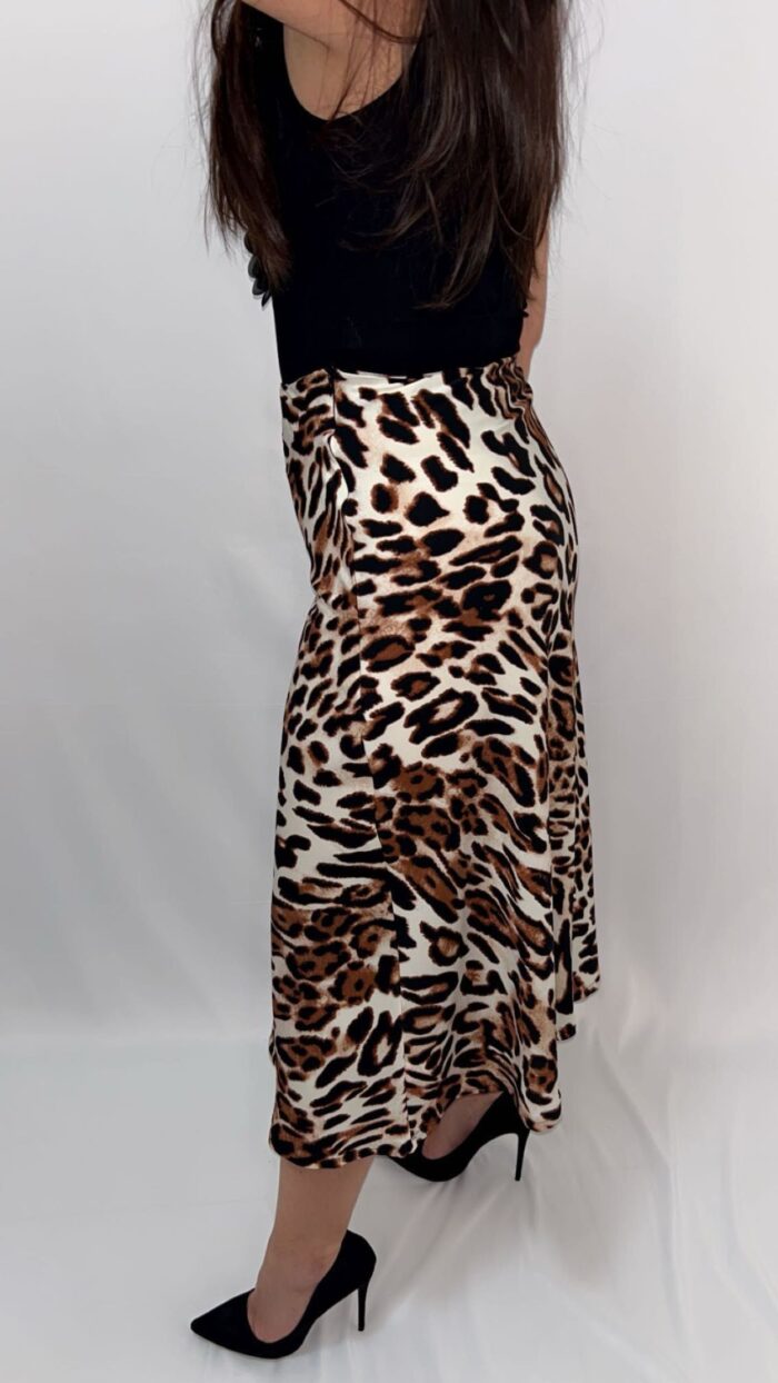 Falda Larga Strech Animal Print - Image 3