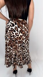 Falda Larga Strech Animal Print - Image 2