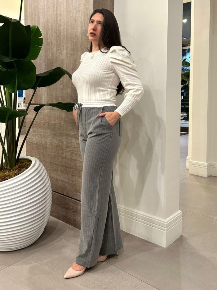 Pant Doble Pretina Gris - Image 4