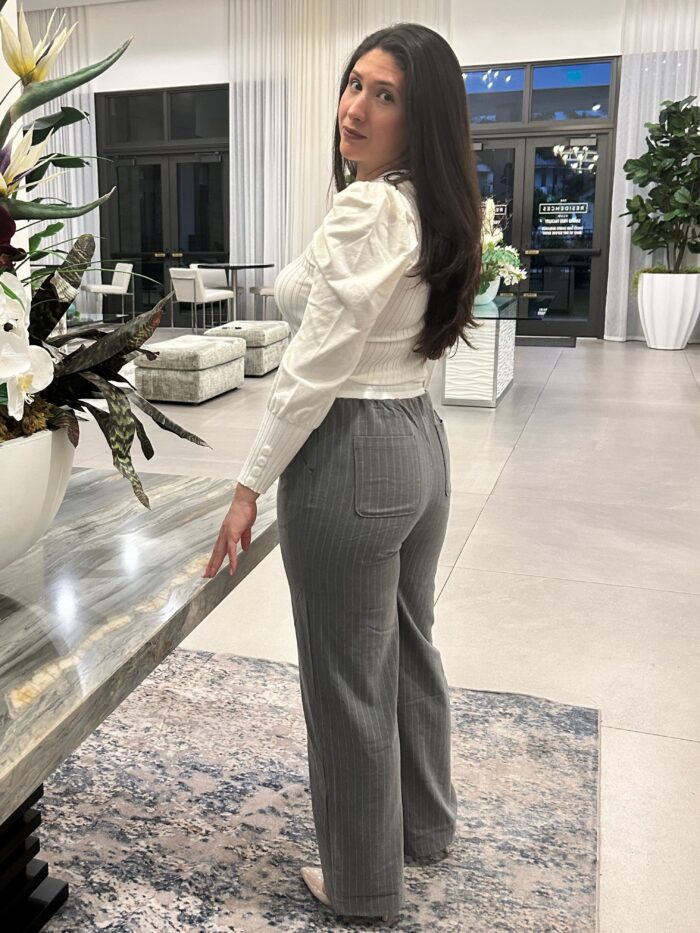 Pant Doble Pretina Gris - Image 2
