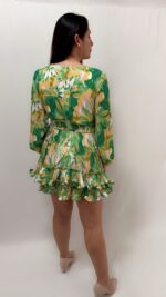 Vestido Estampado Verde hermoso - Image 2