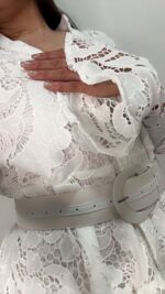 Vestido Torchon Blanco - Image 2